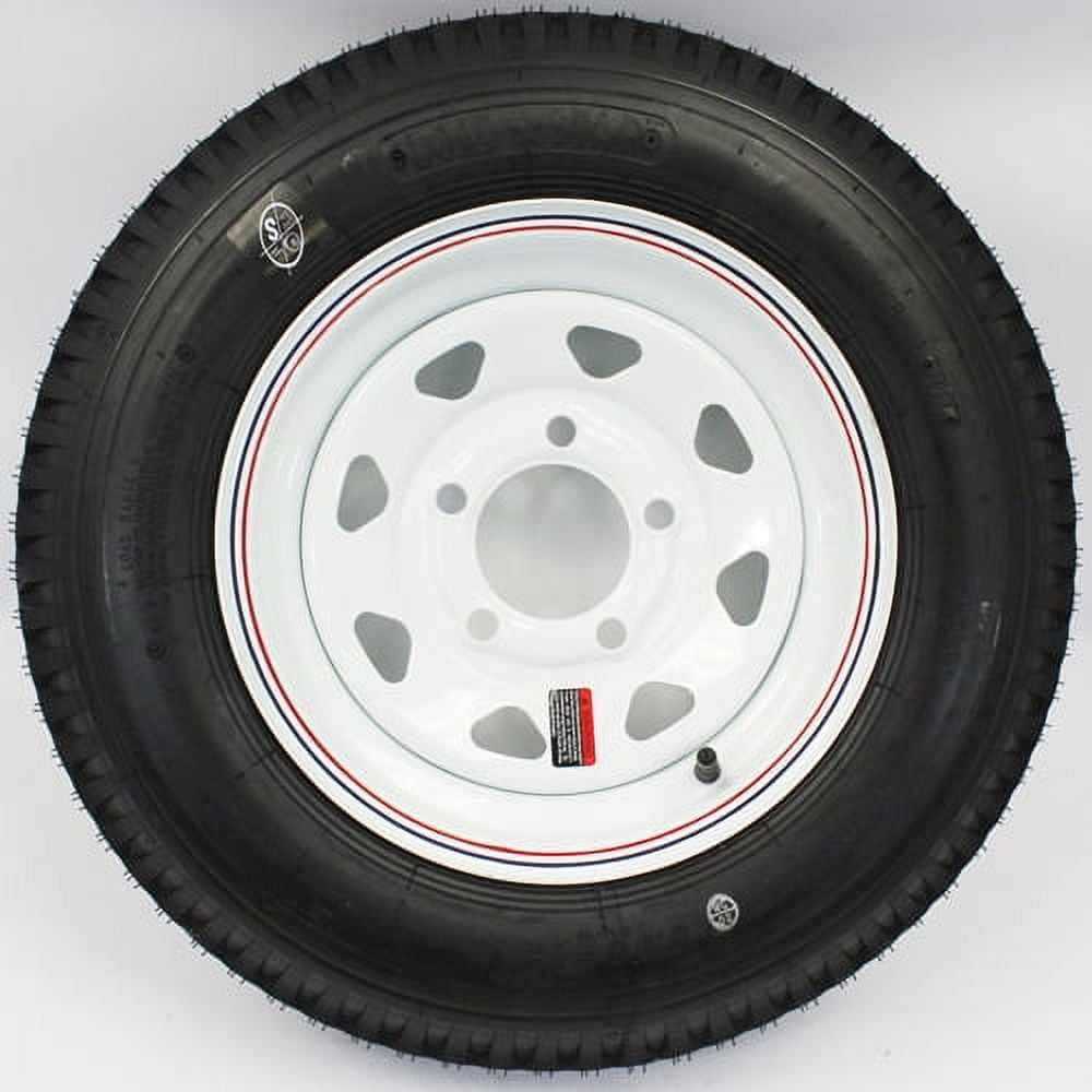 12 x 4 5-4.5 Bolt Circle White Spoke Trailer Wheel