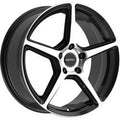 Motiv 18x7.5 5X4.50 433MB Blade Black Wheel Rim