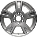 Kai 18 X 7.5 New Aluminum Alloy Wheel Replica, All Painted Silver, Fits 2007 - 2013 GMC Acadia
