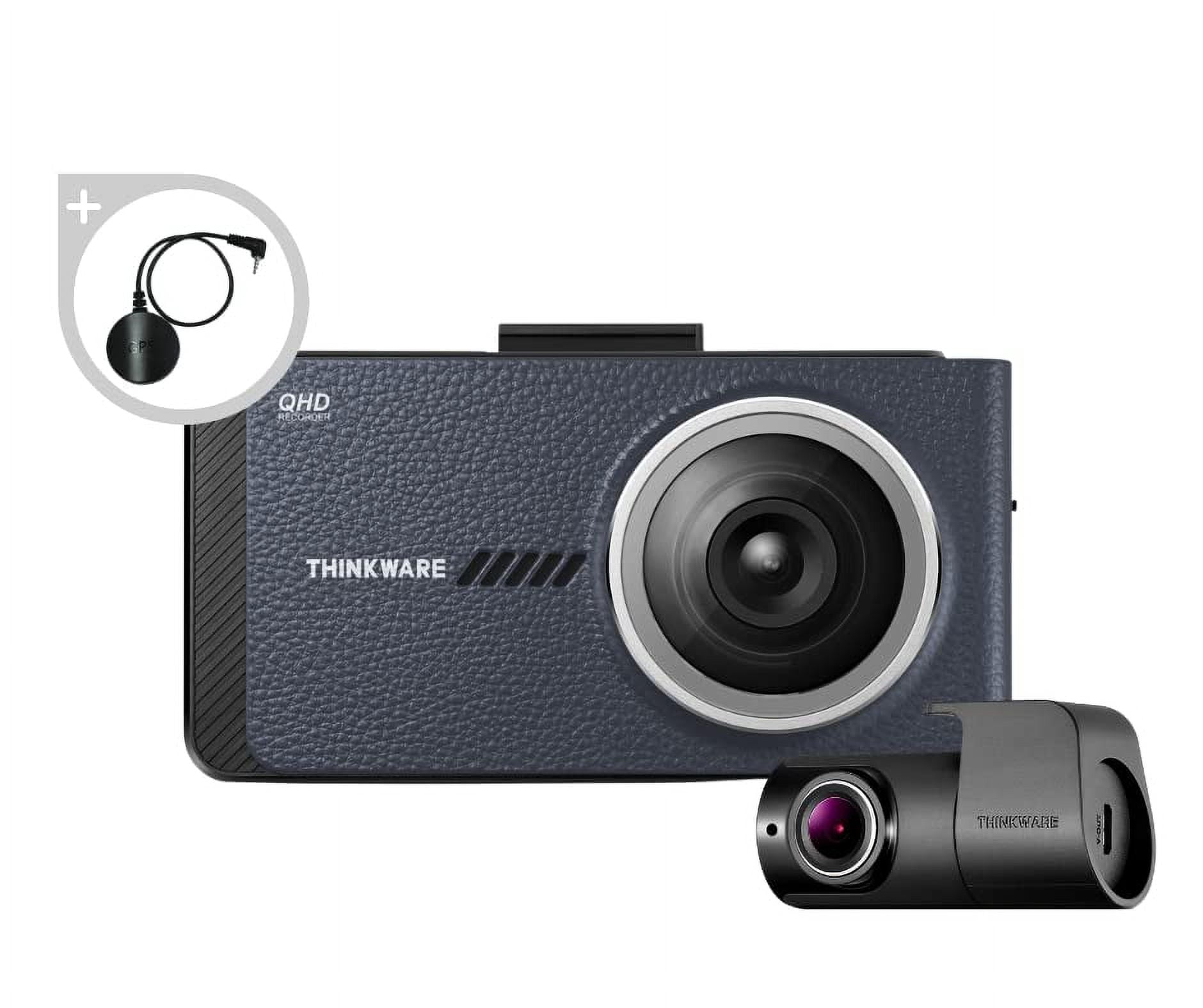 Thinkware X800 2.7 LCD Touchscreen 2K QHD Dual Front and Back Vehicle Car Lens 32GB Dark Vision G-Sensor