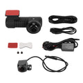 Driving Recorder 2K WiFi 2160P Low light Vision Parking Display Loop Recording Superior Detector App Control 128GB for Automobile