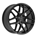 18x8 Motiv 435B Foil Black Wheel 5x108/5x4.5 (42mm)