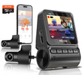Rexing RH2-3 Triple Channel ¨C 2.5K Front and Dual 1080p Behind Cameras with Wi-Fi, Optional GPS, and 64GB Card Included