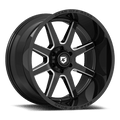 Gear Off Road 762BM PIVOT 762BM-2098518 20X9 5X5.50 (+18) G/A 762BM Pivot (HB 87.1) Gloss Black with Milled Spoke Accents & Lip Logo A258991