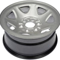 Dorman 939-123 Steel 17 Wheel Rim 17 x 8-inch 6-Lug Silver, for Specific Cadillac / Chevrolet / GMC Models Fits select: 2014-2018 CHEVROLET SILVERADO, 2014-2018 GMC SIERRA