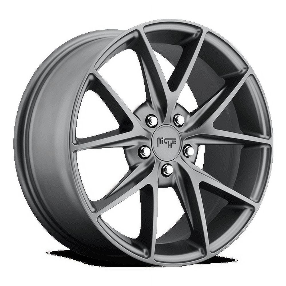 Niche 1PC Aluminum Rim M116 MISANO 20X9in Matte Gun Metal Finish, M116209065+35