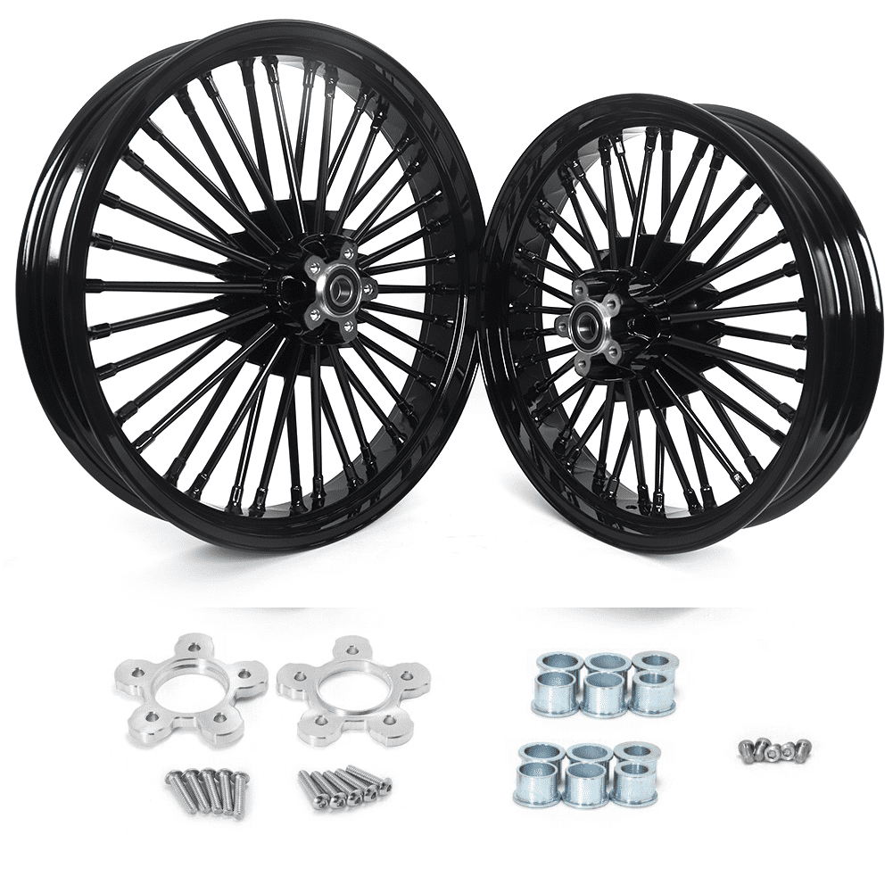 16x3.5 Fat Spoke Wheels for Harley Touring Bagger FLH Models 1984-2008