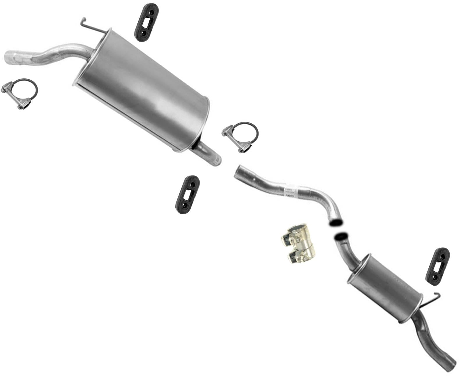 Exhaust System Ext Pipe Muffler Tail Pipe For 2010-2013 Ford Transit Connect