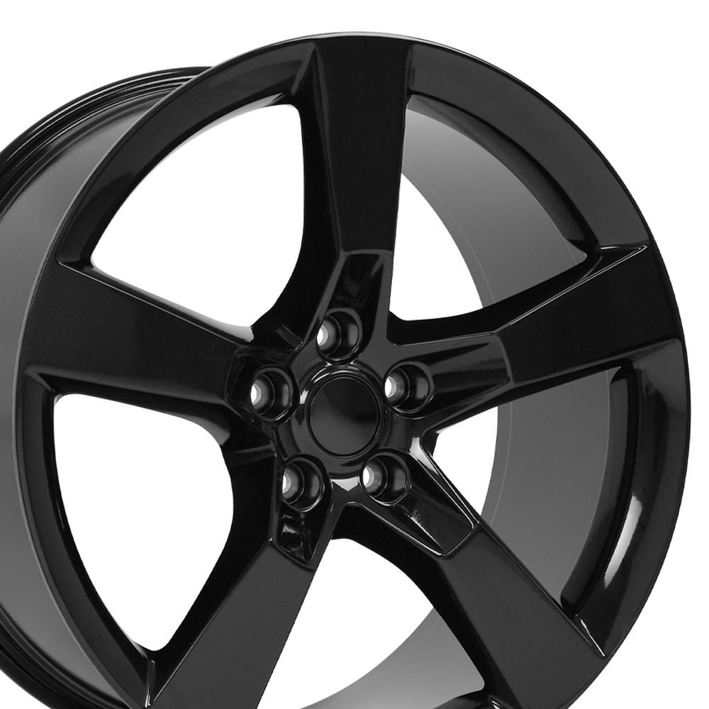 20 Replica Wheel CV11 Fits Camaro SS Rim 20x9 Black Wheel Fits select: 2010-2023 CHEVROLET CAMARO