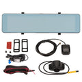 Behind Sight Mirror Vehicle DVR Display Recorder 1080P Dual Cameras Touchscreen Bluetooth GPS Superior Sensing device Loop Record