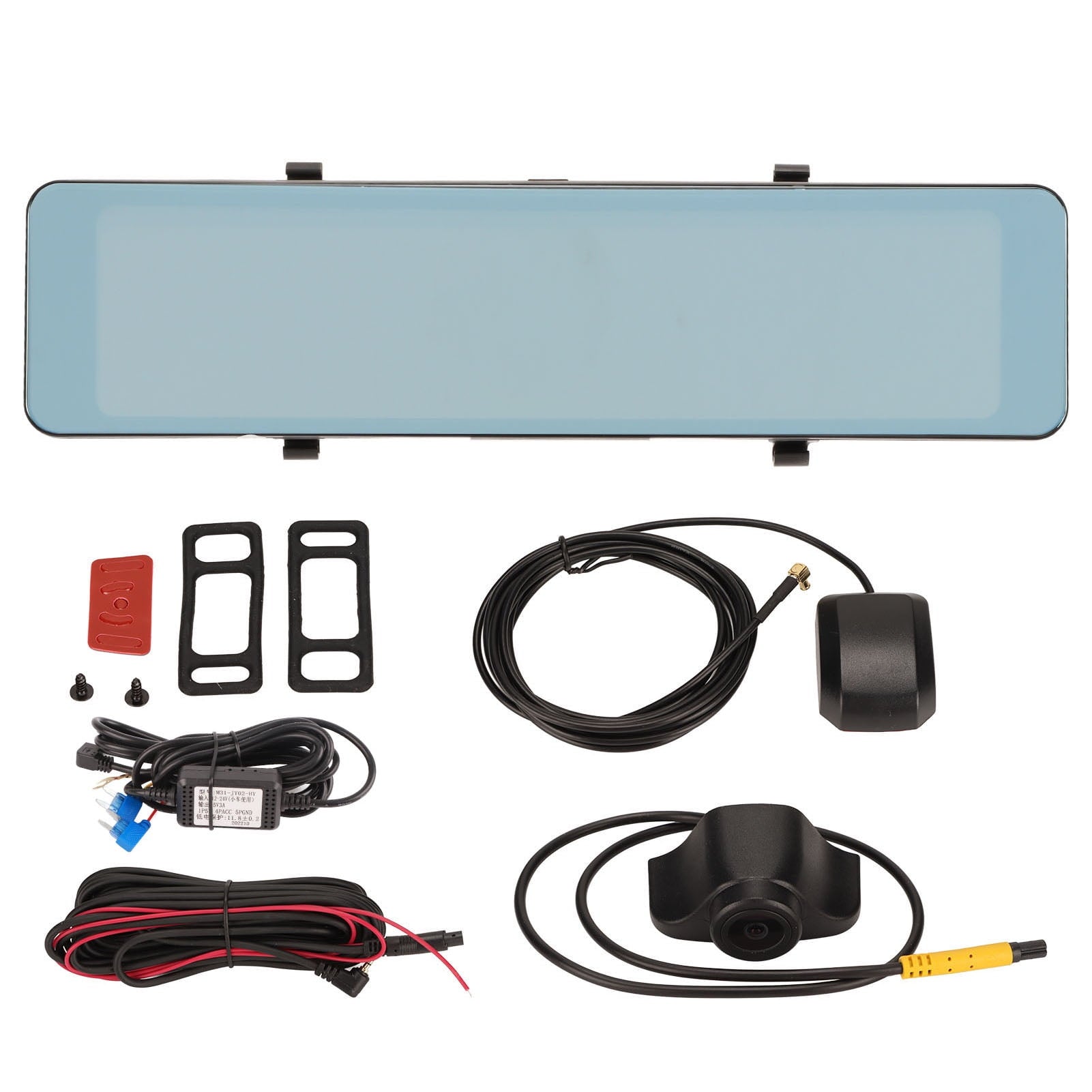 Behind Sight Mirror Vehicle DVR Display Recorder 1080P Dual Cameras Touchscreen Bluetooth GPS Superior Sensing device Loop Record