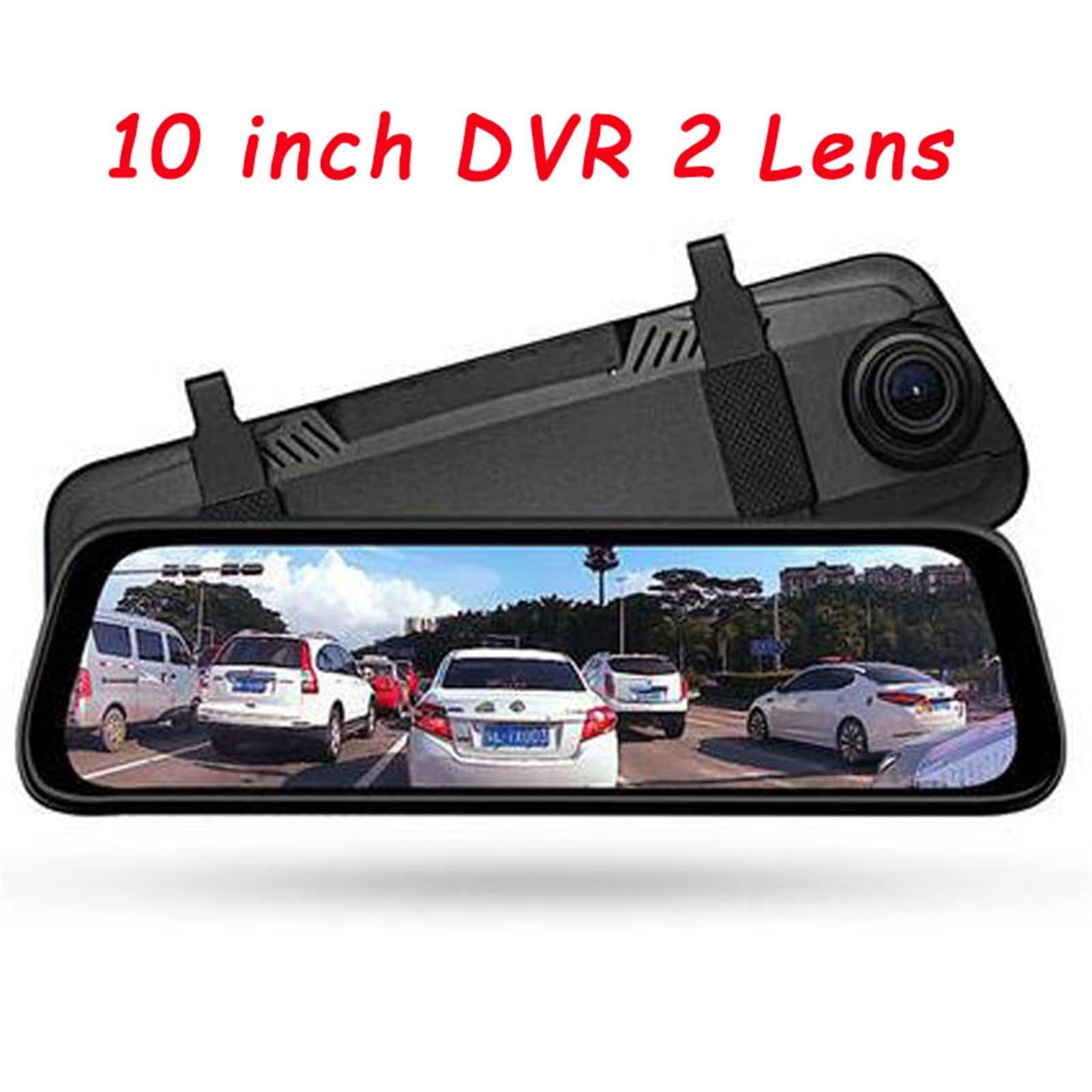 Automobile DVR Dual Optics Automobile Recorder Full HD 1080P 10 Inch Video Recorder With Back DVR Auto Radar Detector