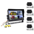 EUBUY 7Inch Truck Back Driving Lens Heavy Duty Vehicle 1080P Rearview Reverse Waterproof Recorder Front/Rear Cameras for Trailer Bus Van RV Camper Motorhome Type 3