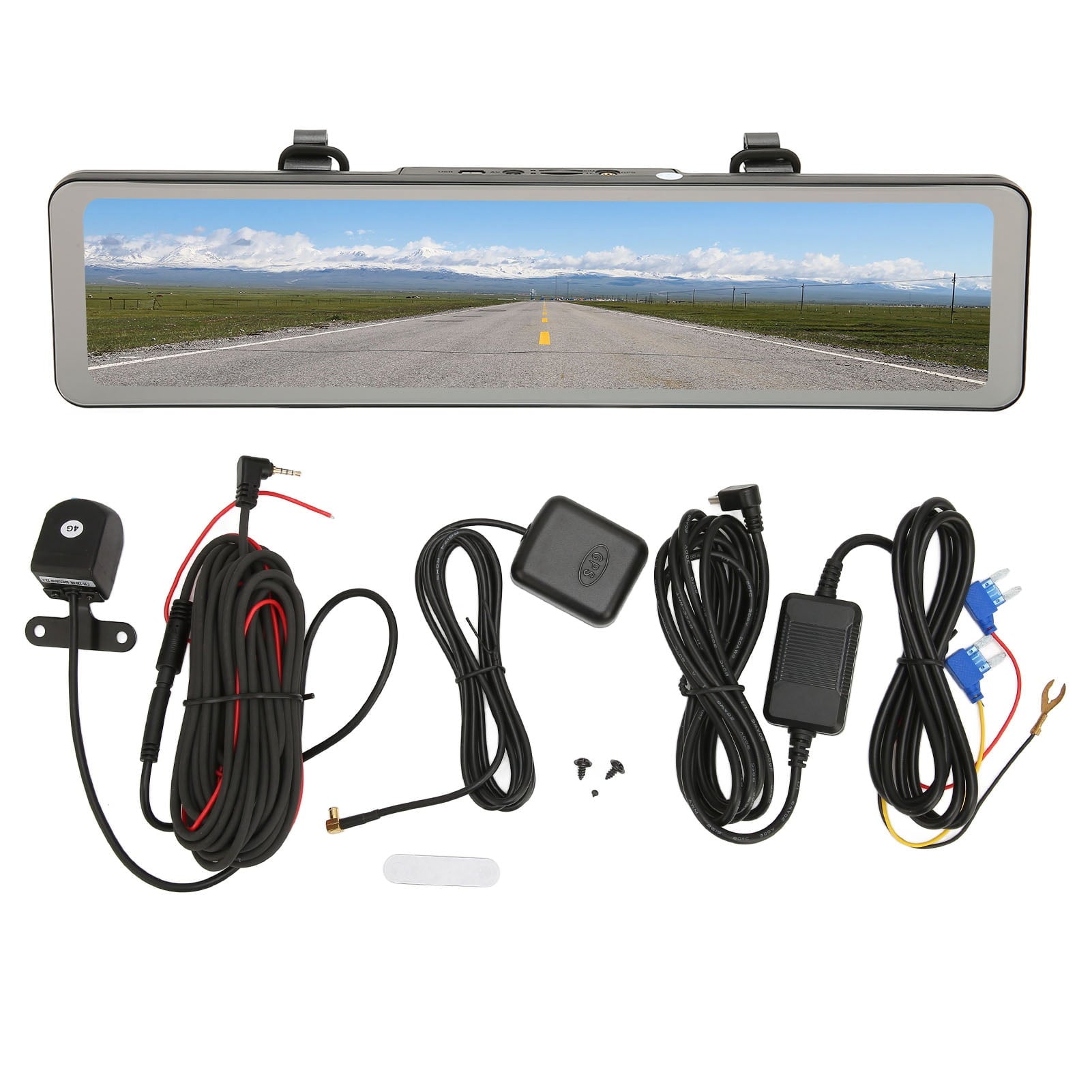 10.6in Touch Screen 1080P Loop Recording Superior Sensing device Bluetooth 4G Wifi Automobile DVR 2GB+AHD Backup Camcorder