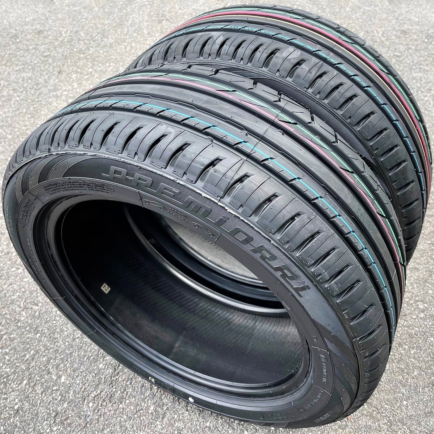 Pair of 2 (TWO) Premiorri Solazo Refurbished Plus 225/45R17 91W Premium Performance Tires Fits: 2017-19 Chevrolet Cruze Diesel, 2021 Toyota Corolla Second-hand