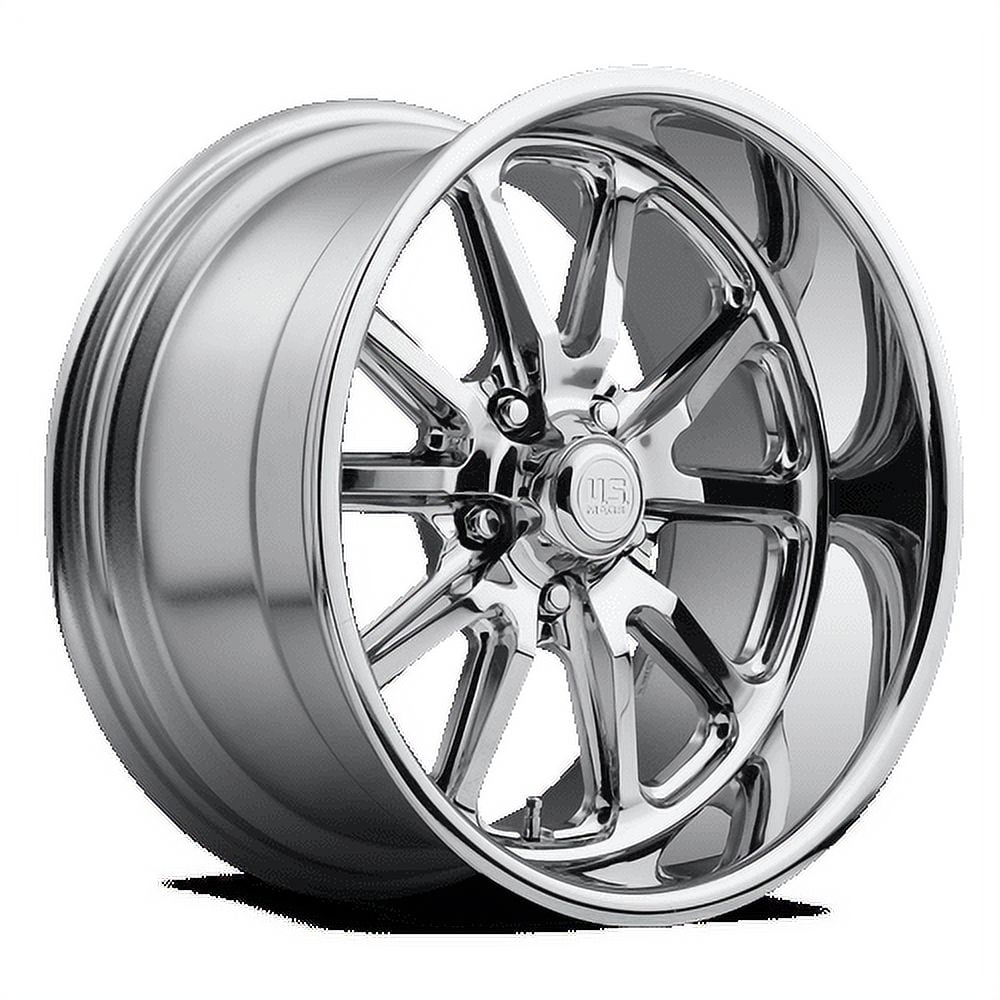 Pre-owned Mag 1PC Aluminum Rim U110 RAMBLER 18X8in Chrome Plated Finish, U11018806145