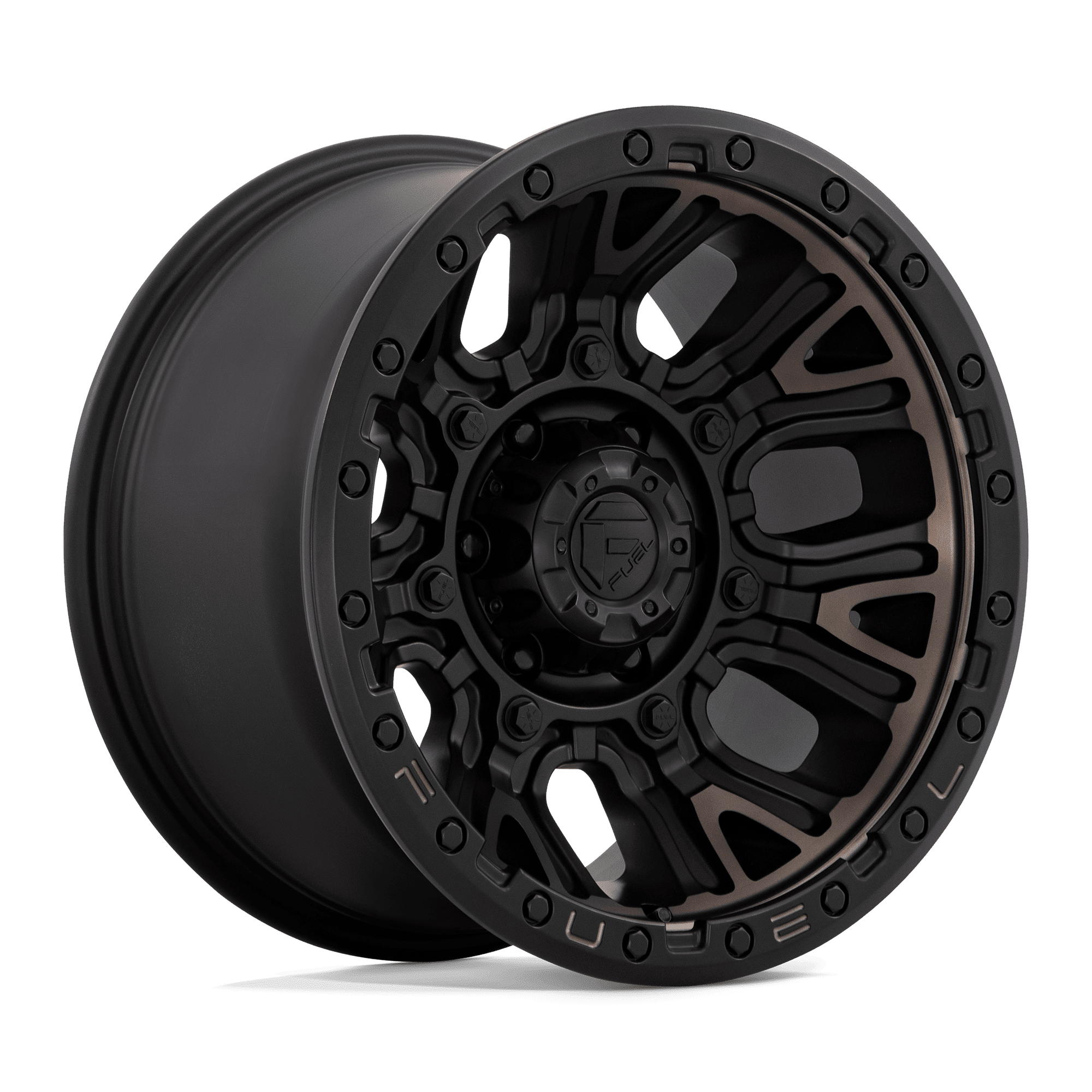 Fuel 1PC Cast Aluminum Rim D824 17X9 5X5.0 M-BLK-DDT 1MM, D82417907550