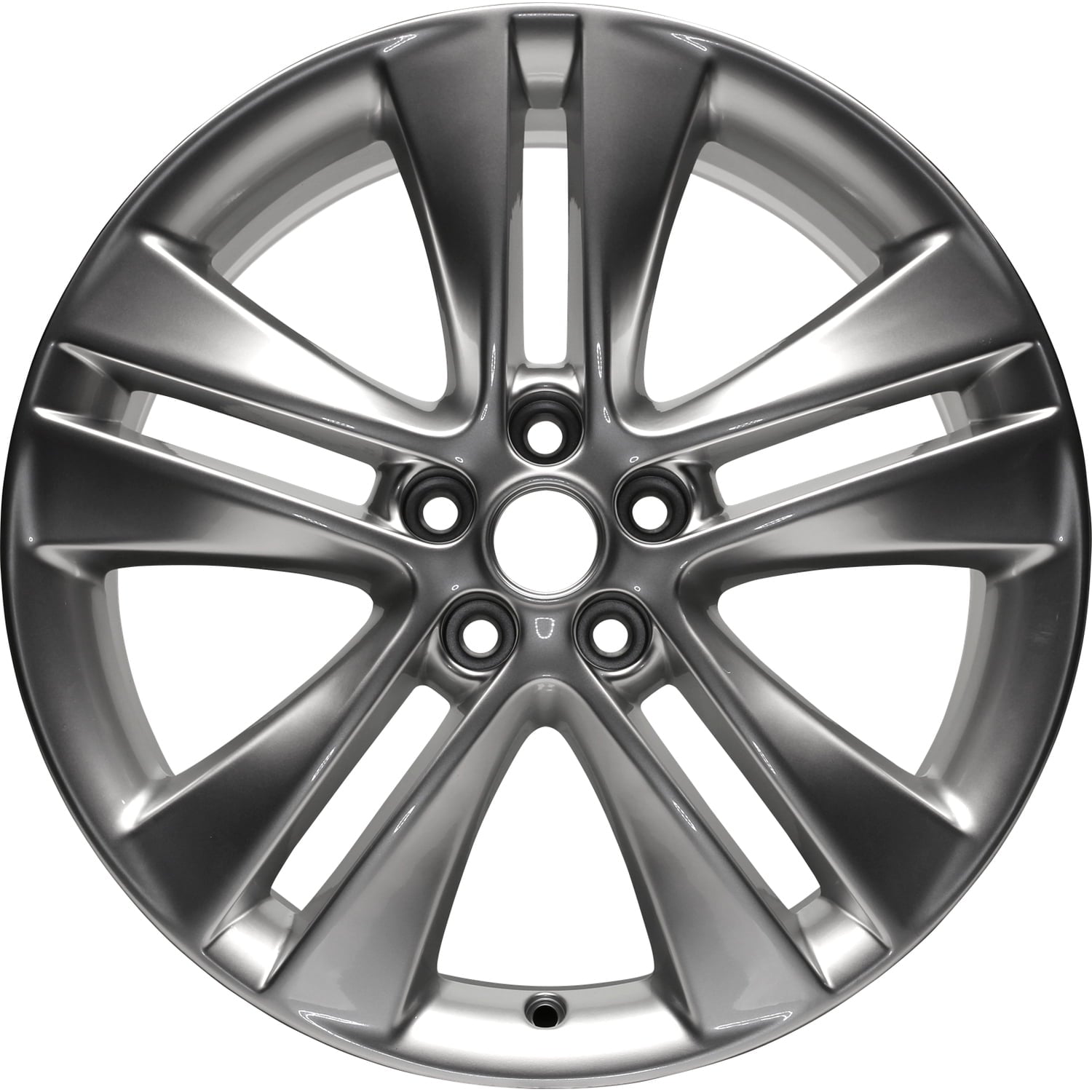 18 X 7.5 New Aluminum Alloy Wheel Replica, Bright Hypersilver, Fits 2011-2014 Chevrolet Cruze