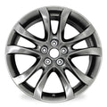 19 19x7.5 Automotive Rim New Single Wheel for Mazda 6 2014 - 2017 Dark Hyper Silver OEM Grade Replacement