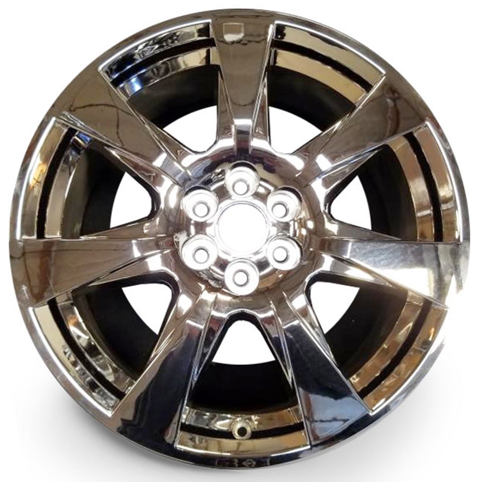 Brand New Single 20 20x8 Alloy Wheel with Chrome Clad Cover for Cadillac SRX 2010 2011 2012 2013 OEM Standard Replacement Rim 4666 04666
