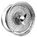 20X8 Standard Chrome 100 Spoke Wire Wheel - Single