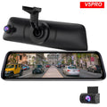 Auto-Vox Back Sight Mirror 9.35'' Screen Recorder OEM Look Touch Screen Mirror , Dual Lens 1080P Super Low light Vision Automobile Backup Camera(V5 PRO)