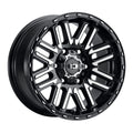 16x8 Vision 348 Nexus Gloss Black Machined Face Wheel 5x4.5 (0mm)