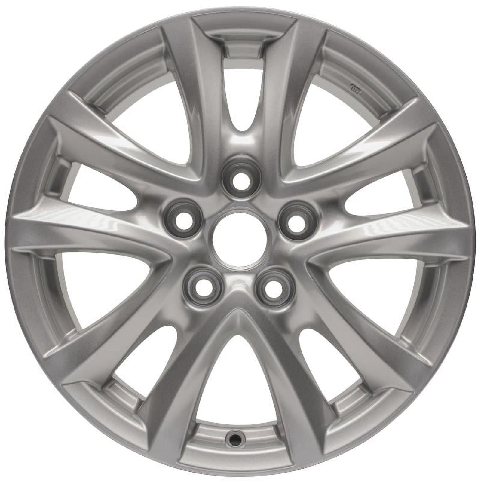 New Aluminum Wheel Rim 16 Inch Fits 2014-2016 Mazda 3 16x6.5 5 Display 114.3 - 4.5 Inches 10 Spoke