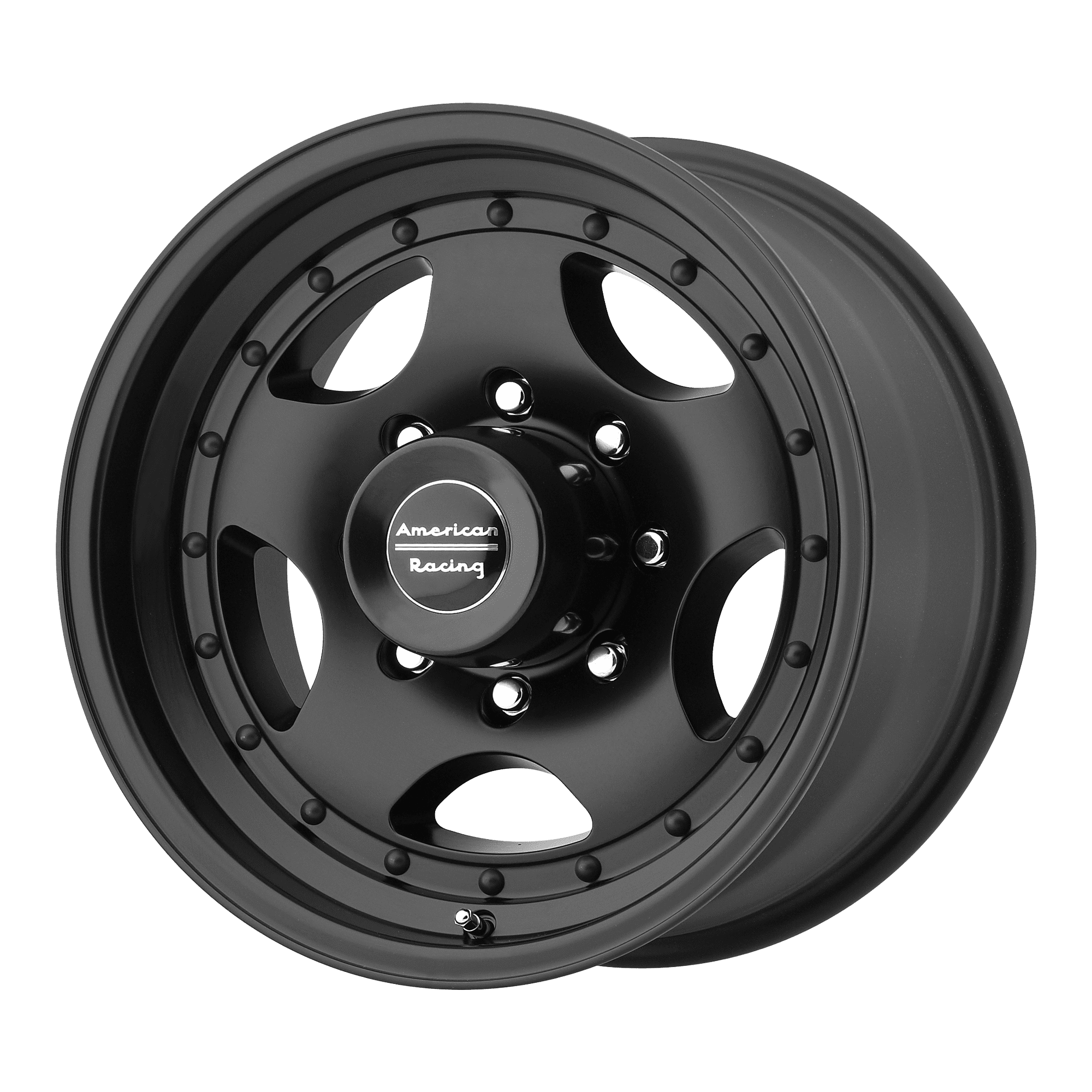 16x7 American Racing AR23 Satin Black Wheel 8X6.5 (-6mm)