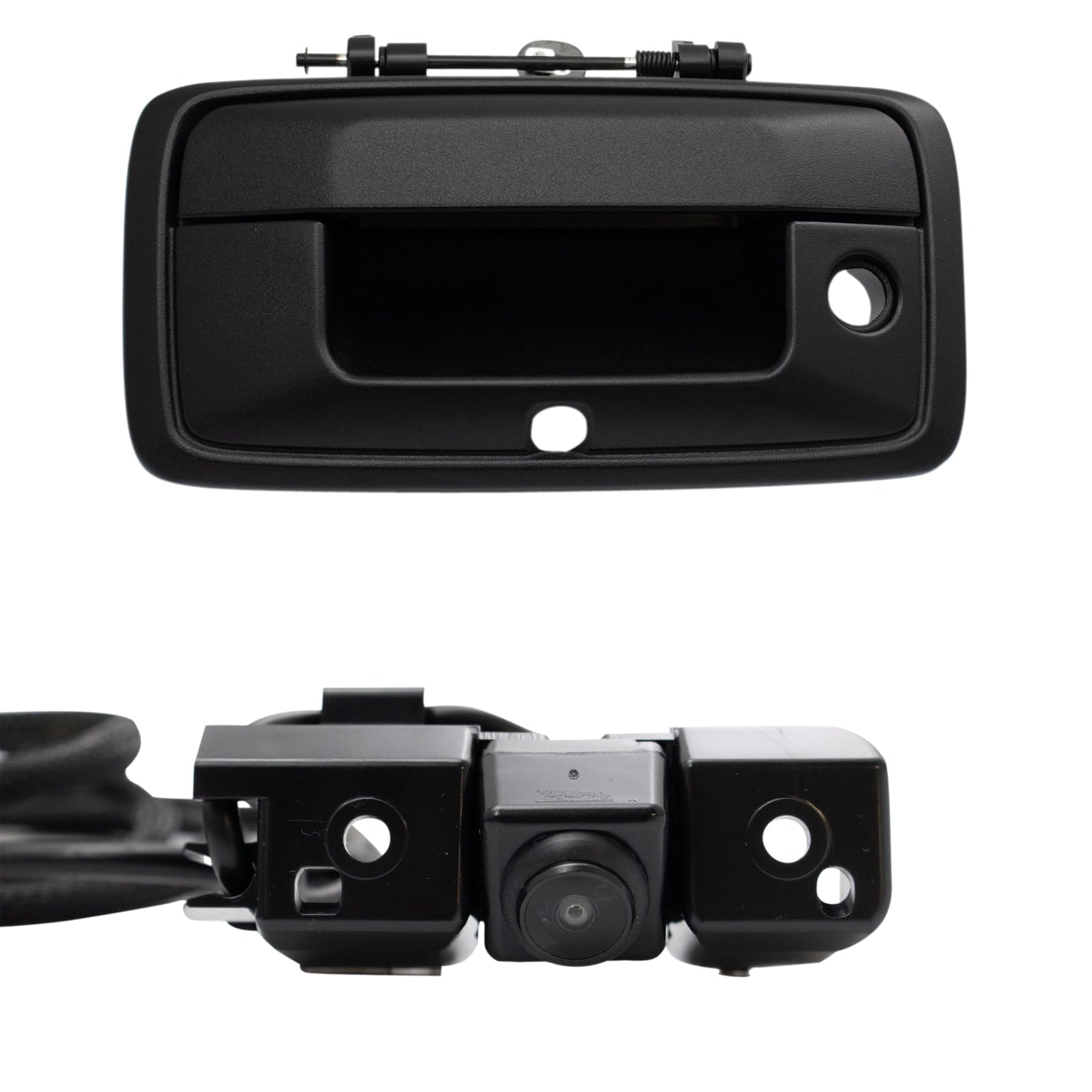 TRQ Back Perspective Recorder Textured Black Kit Set for Silverado Sierra Pickup Truck ADA02003