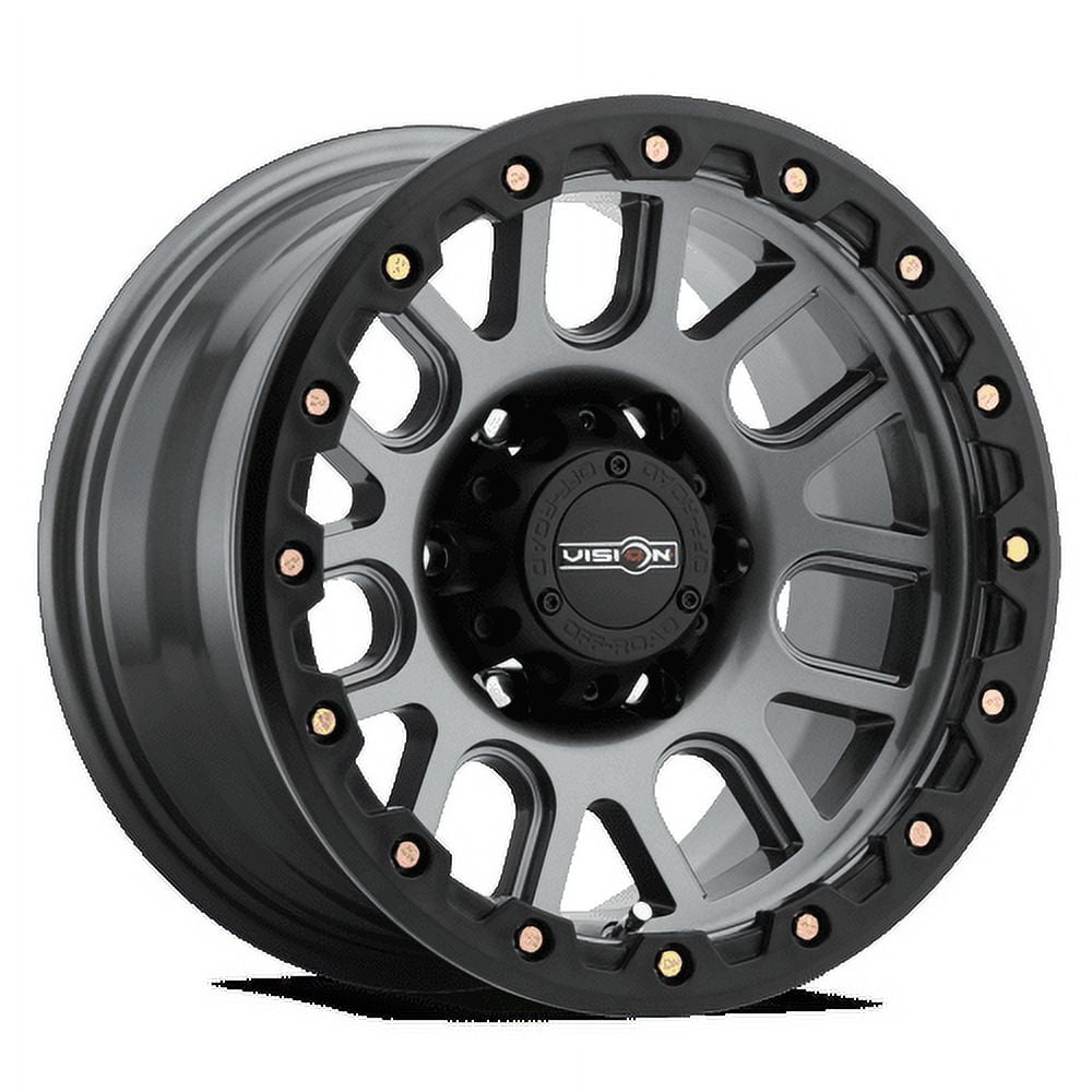 17x9 Vision Off-Road 111 Nemesis Gunmetal Wheel 5x5 (-12mm)