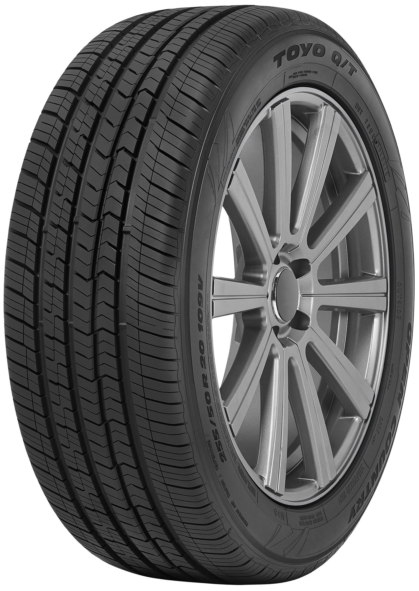 1 285/45R20 Toyo Open Country Q/T 112H tire Fits: 2017-23 Audi Q7 Technik, 2020-23 Audi SQ7 Prestige