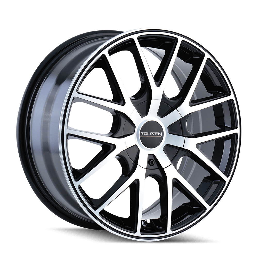 Touren Tr60-3260 16X7 5X112/5X120 42Et 72.62Cb Black/Machined Face/Black Ring