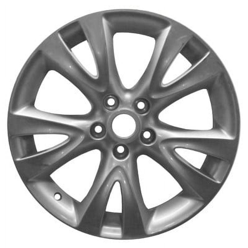 KAI 18 X 7.5 Reconditioned OEM Aluminum Alloy Wheel, Silver Full Face Metallic, Fits 2010-2012 Ford Taurus