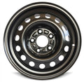 For 2014-2018 Kia Forte 15 Inch Painted Black Rim - OE Direct Replacement - Road Ready Vehicle Wheel
