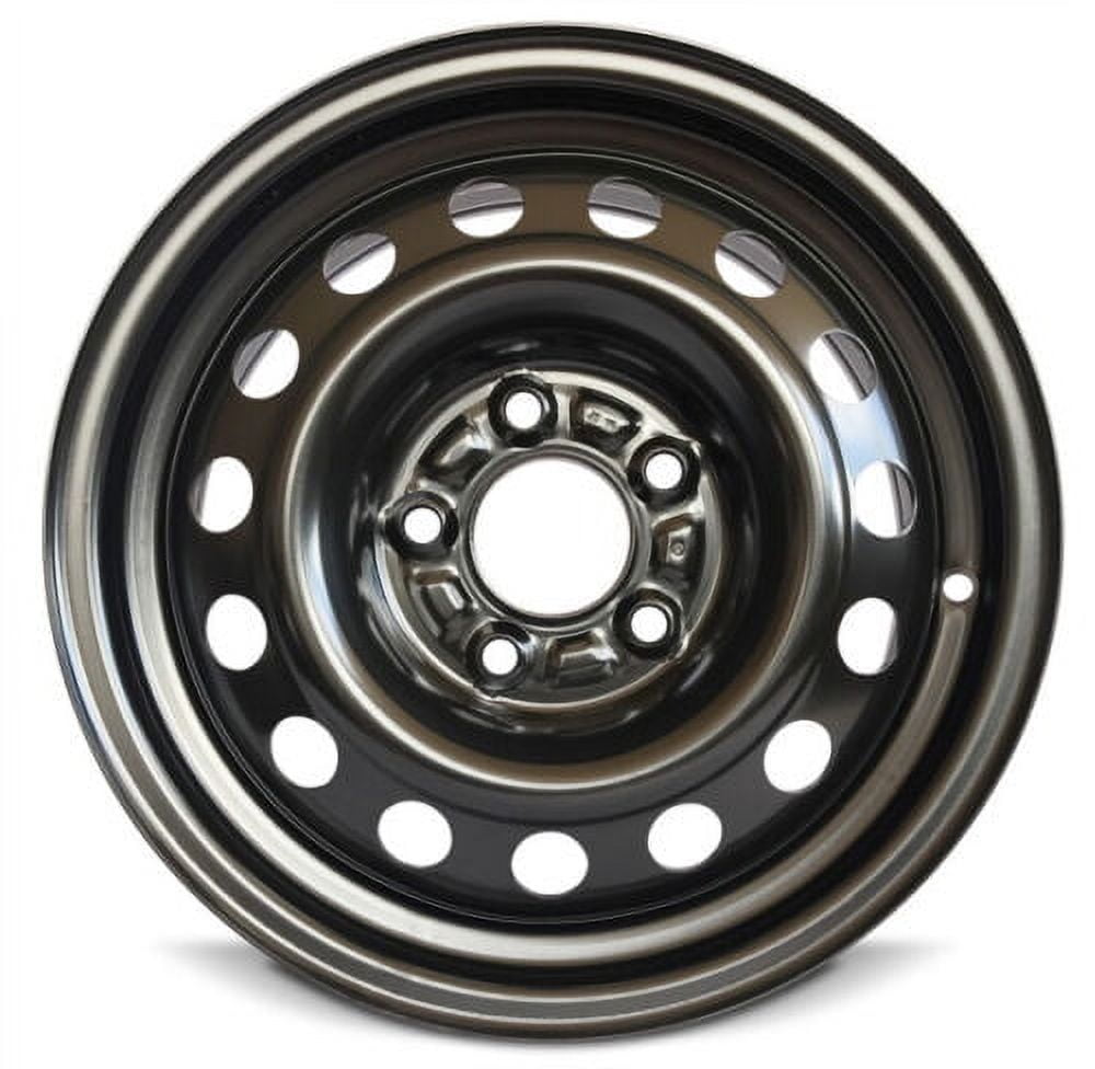 For 2014-2018 Kia Forte 15 Inch Painted Black Rim - OE Direct Replacement - Road Ready Vehicle Wheel