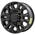 CHEVROLET SILVERADO 2500 2020 - 2024 GLOSS BLACK Factory OEM Wheel Rim (Not Replicas)