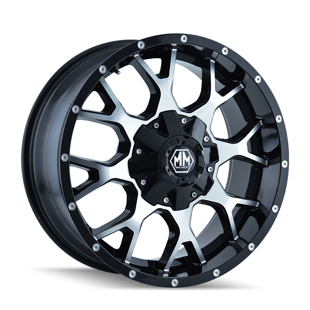 Mayhem Warrior-8015 20X9 5X127/5X139.7 0Et 87Cb Black/Machined Face