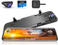 JOMISE K17 4K GPS 12 Behind Sight Mirror Lens 2160P Ultra HD Front and Back Low light Vision Parking Assistante 64GB Card