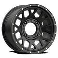 KMC Powersports Aluminum Rim KS135 GRENADE 14X7in Satin Black Finish, KS13547048738