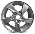 For 2002-2008 Mazda 6 15 Inch Painted Silver Rim - OE Direct Replacement - Road Ready Vehicle Wheel