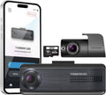 Thinkware Q200 2CH Front Behind 2K Vehicle Dashboard Camera, WiFi, WDR, Speed Red Light Alerts, ADAS, 256GB Max, Parking Monitor, Low light Vision (32GB, Hardwiring Cable, GPS)