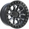 1 X TIS 556AB 17X9 6X135 87.1 Hub -12 Offset Satin Anthracite Wheel Rim