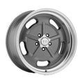 American Racing Vintage Aluminum Rim VN511 SALT FLAT 17X7in Mag Gray Diamond Cut Lip Finish, VN51177034400