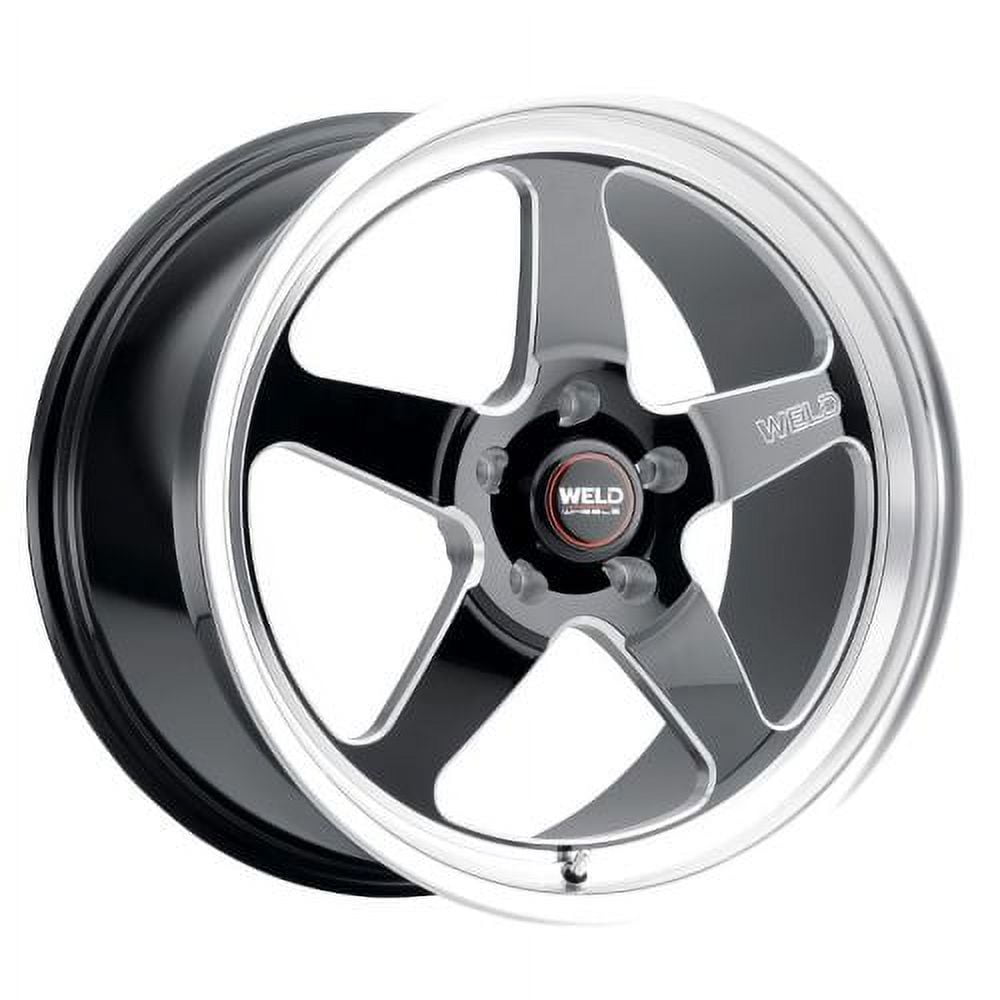 20x5 WELD Performance S155 Ventura Drag Gloss Black & Milled Wheel 5x115 (-33mm)