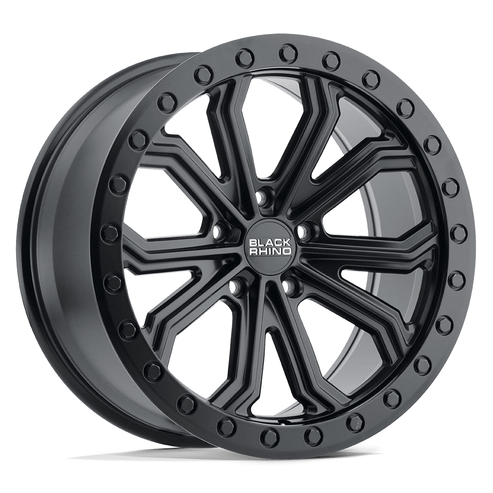 Black Rhino Cast Aluminum Rim BRTBC 22X10 5X112 M-BLK-BLK-BLTS 40MM, 2210TBC405112M66