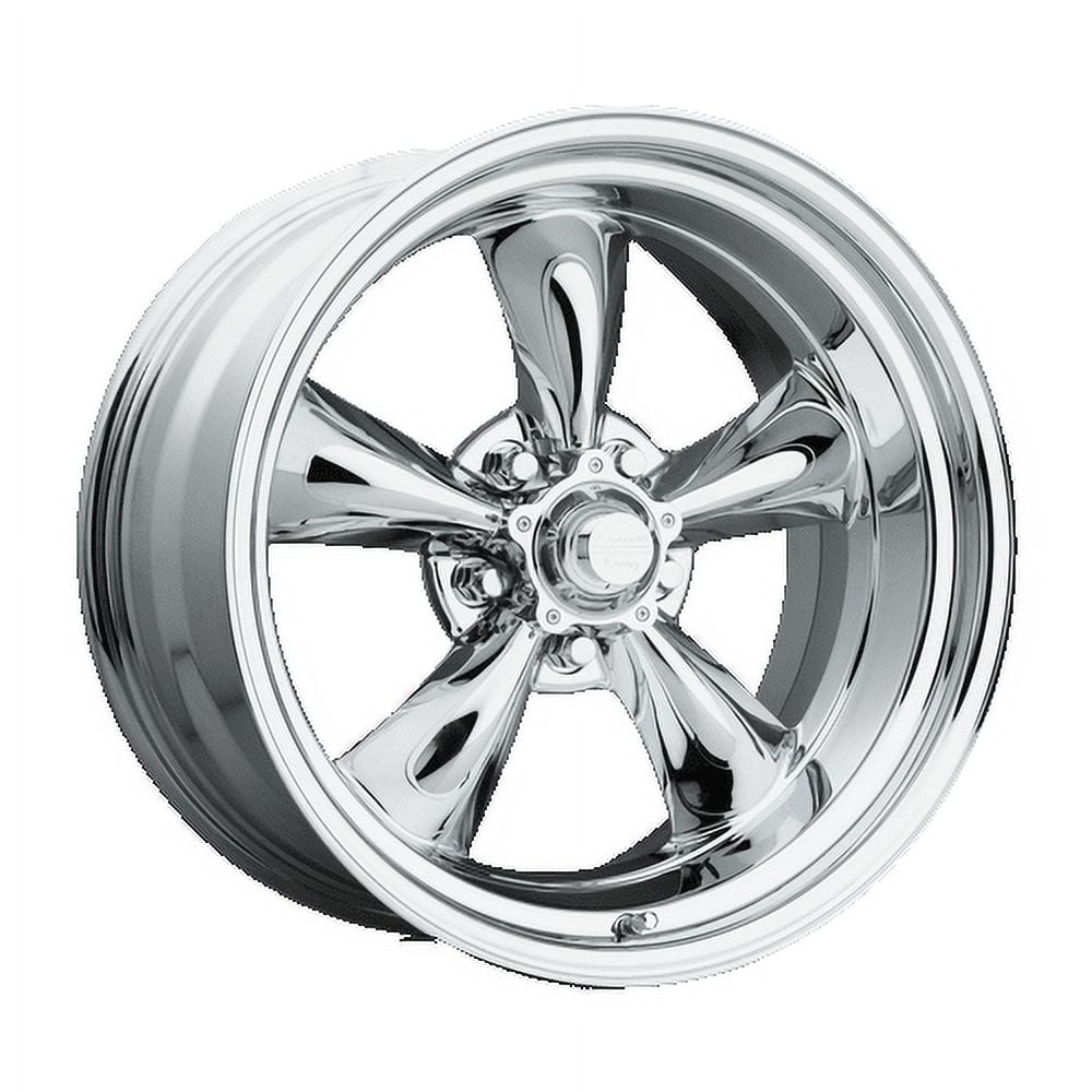 American Racing Vintage Aluminum Rim VN615 TORQ THRUST II 1 PC 16X8in Chrome Finish, VN6156861