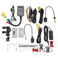 Motorcycle 1080p Waterproof Front Back Dual 150 Degree Viewpoint Optics Driving Recorder with Parking Display With GPS