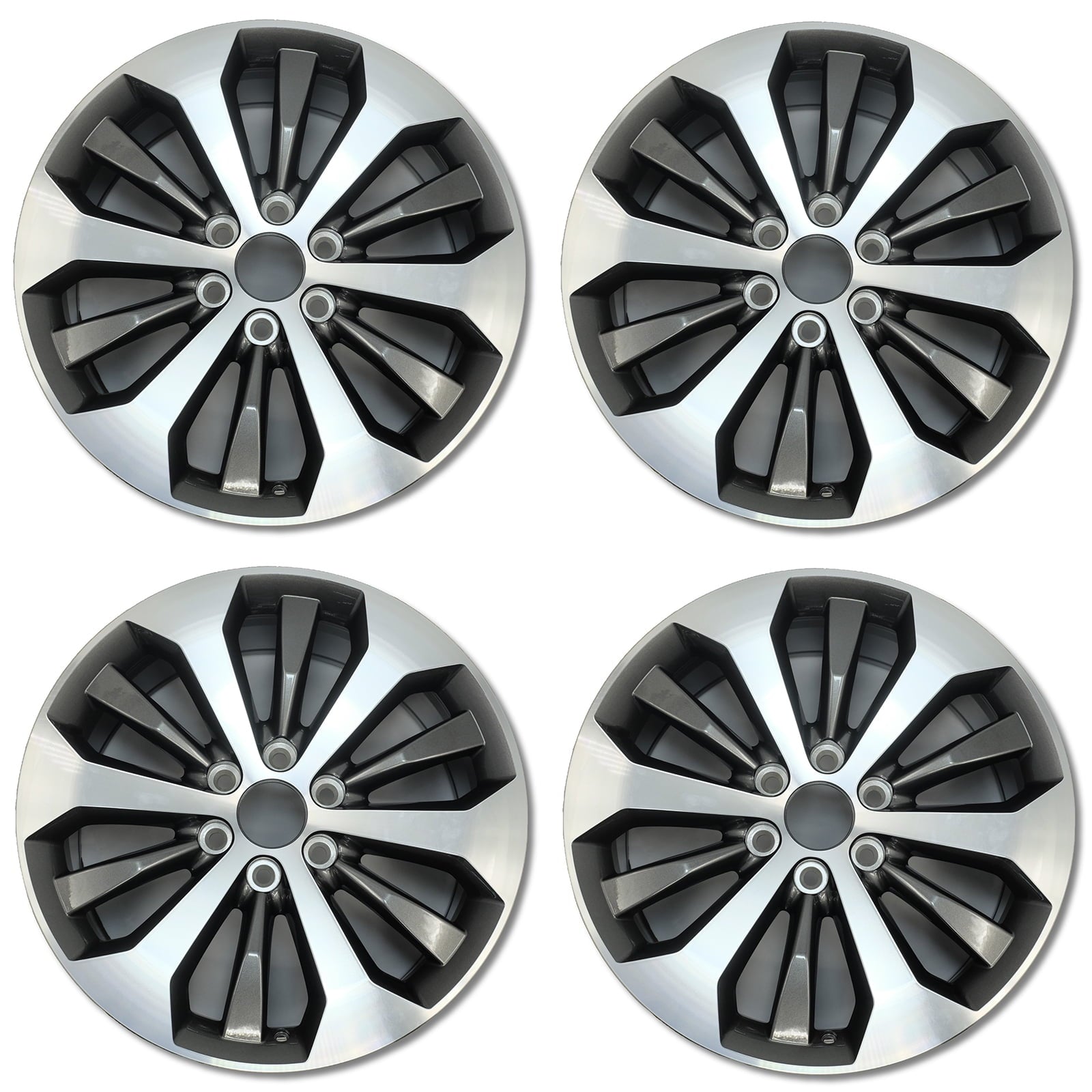 For Ford F150 Pickup 2015-2020 OEM Design Wheel 20 Machined Charcoal Set of 4 20x8.5 Replacement Rim HL341007JA