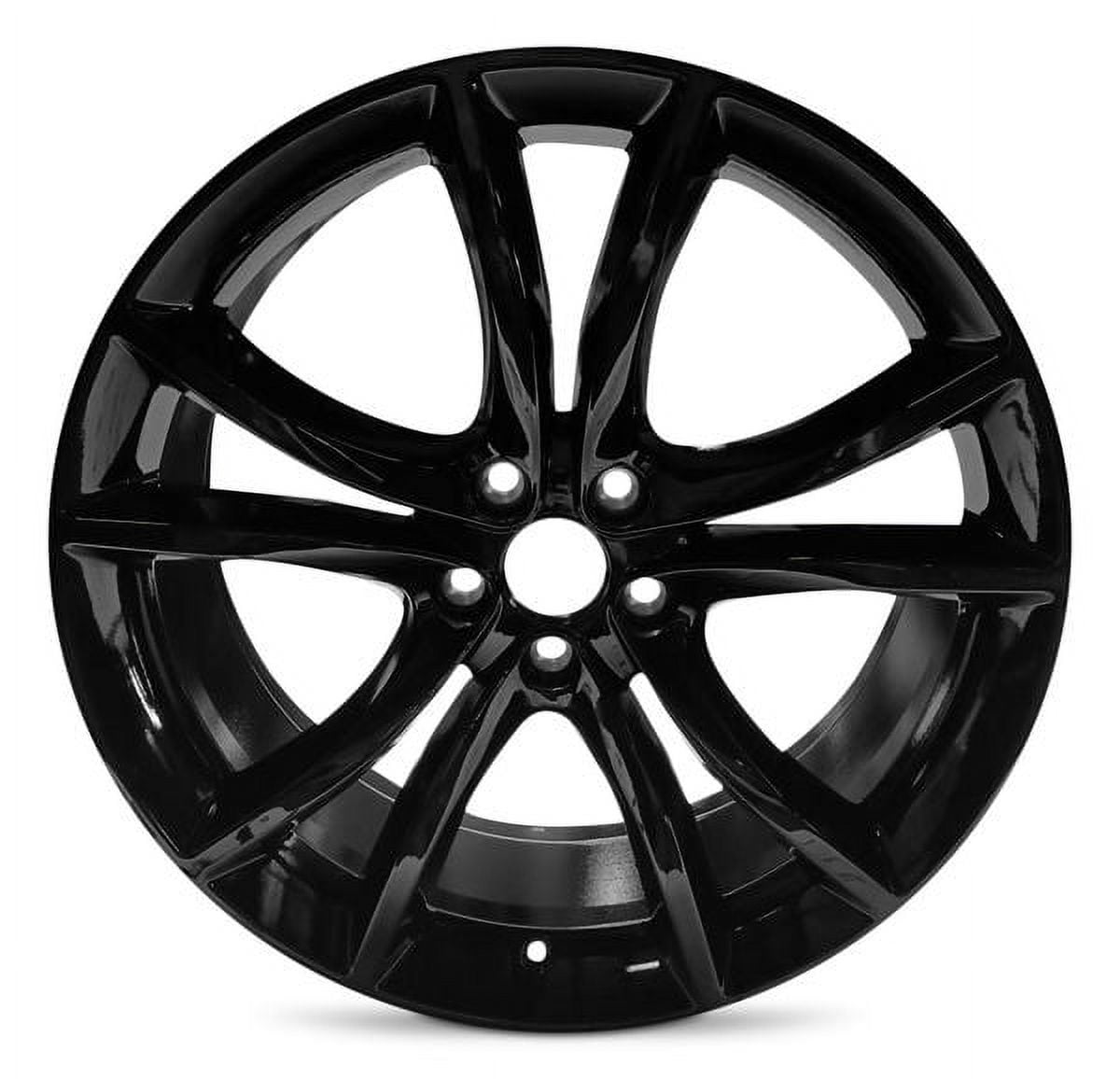 New 20x8 inch Wheel for Dodge Challenger (16-18) Black Gloss Alloy Rim